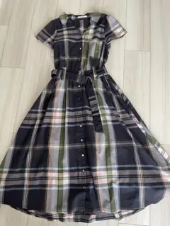 REDYAZELレトロチェックワンピース半袖