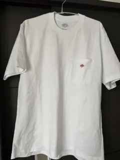 DANTON ホワイト Tシャツ ポケット付き