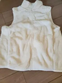 フリース　ベスト　LL　ホワイト