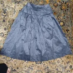 Hiroko Koshino グレー フレアスカート