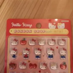 【正規品】ボンボンドロップシール　サンリオmini　赤キティ　おすそ分けAセット
