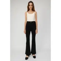 MOUSSY フレアデニム 黒 HIGH WAIST EMOTION FLARE