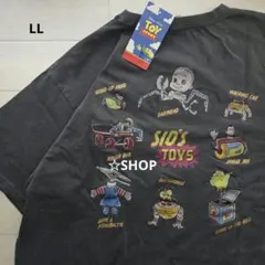 ディズニー トイストーリー シドのおもちゃ キャラ集合 半袖tシャツ LL