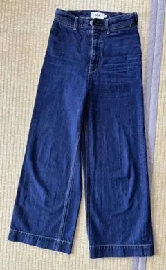 AZUL ダークブルー ワイドパンツ