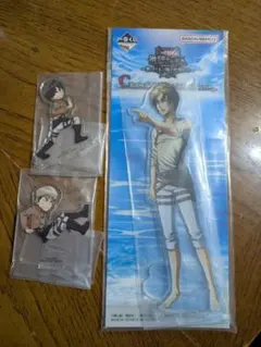 アクリルスタンド エレン ジャン　3点セット　進撃の巨人