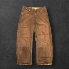 Y2K H&M ブラウン ワイドレッグパンツのサムネイル
