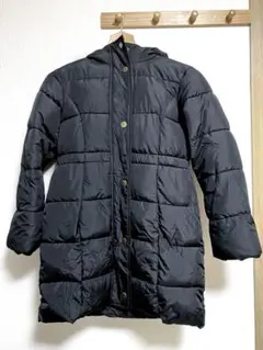 GapKids ダウンコート ファー付きフード 140cm ブラック