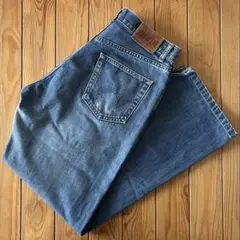 【美品】ミスエドウィン503Z ストレートデニム M 青 レディース ジーンズ