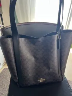 COACH ダークブラウン トートバッグ