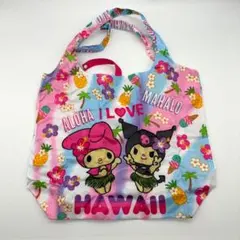 SALE ハワイ限定　日焼けキティ クロミ　日焼けマイメロ　サンリオ　エコバッグ