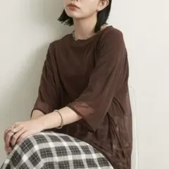 シアーレイヤードトップス