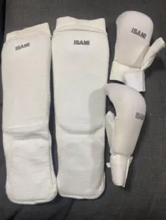ISAMI 가라테 아머 세트 피스트 서포터 레그 가드 아동용