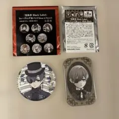黒執事 Rich Black スクエア缶バッジ シエル 2個セット - メルカリ