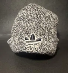 adidas originals ニット帽 グレー