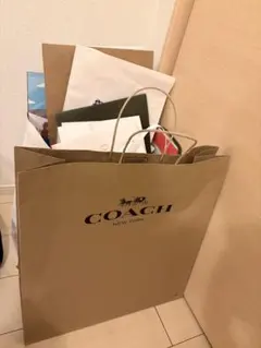 COACH 大きな紙袋と小さな紙袋セット