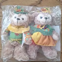 ダッフィー　シェリーメイ　ハロウィン　ぬいぐるみバッチ　タグ付き