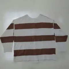 Samansa Mos2 ストライプカーディガン