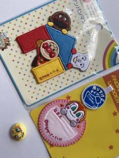 アンパンマン ワッペンセット　ドキンちゃん　メロンパンナ　入園準備　入学　進級