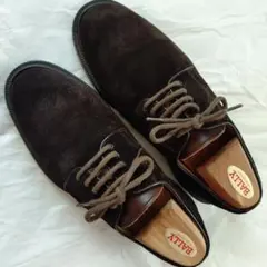 美品。バリー 【Bally】スエード ドレスシューズ、専用シューキーパー付き