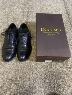DOUCAL'S デュカルス　ストレートチップ　シューズ　ブラック　41 箱付きのサムネイル