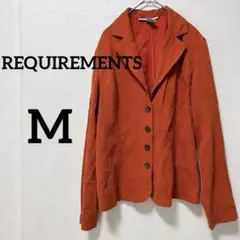 ✨️海外古着✨️REQUIREMENTS 【Ｍ】オレンジジャケット Mサイズ