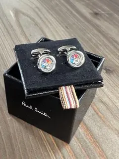 【美品】ポールスミス カフス シルバー 　　　　　人気のコンパスデザイン