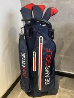 美品　ヘッドカバー付きBEAMS GOLF スタンド キャディバッグのサムネイル