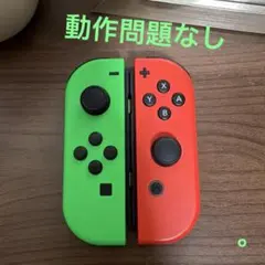 ニンテンドーSwitch ジョイコン ネオングリーン/ネオンオレンジ - メルカリ