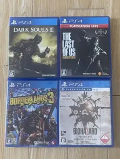 ps4　ソフト4本セット　まとめ売り