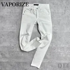 新品★ヴェイパライズ beams ダメージ デニム パンツ 白 30