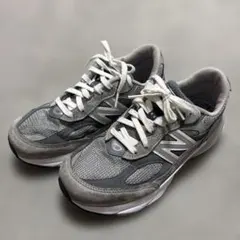 美品　New Balance 990 V6グレー スニーカー 23cm グレー