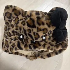 ハローキティ ヒョウ柄 豹柄 マスコット ぬいぐるみ キティ 2001