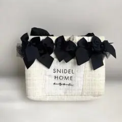 SNIDEL HOME リボン付きトートバッグ