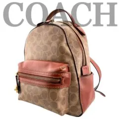✨希少✨ COACH コーチ　バックパック　シグネチャー　リュック レザー