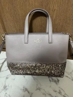 ケイトスペード　ハンドバッグ 2way レザー　ショルダーバッグ グリッター