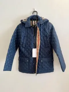 バーバリー キルティングコート ネイビー 12Y（新品未使用）