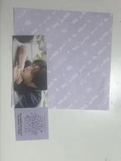 NCTWISH ONE SUMMER WISH シオン 折り紙 入場特典