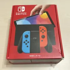 Nintendo Switch 有機ELモデル 青/赤　付属品欠けなしおまけつき