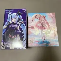 Trio-Try-iT Figure雪ミク クロミ 桜ミク AMP＋ フィギュア