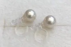 03 国産　高品質　シェルパールイヤリング7㎜　白ホワイト　セレモニー