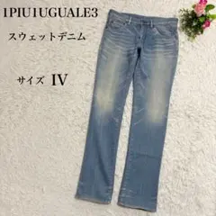 【1piu1uguale3】スウェットデニムパンツ MRP028CP サイズIVのサムネイル