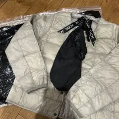 TAION 体温　ダウン　ジャケット　ベージュ　120 新品未使用