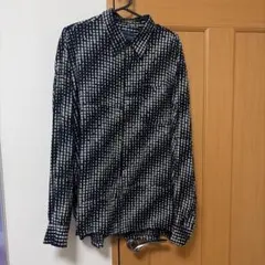 M.H.A. TAILOR 長袖シャツ 総柄