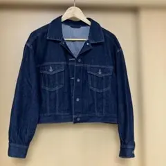 GUデニムクロップドジャケット GジャンXL