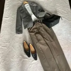 オフィスカジュアル セットアップ コーデ売り テーパードパンツ M/L 美品