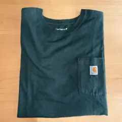 カーハート　Tシャツ　Ｌ　ルーズフィット　グリーン