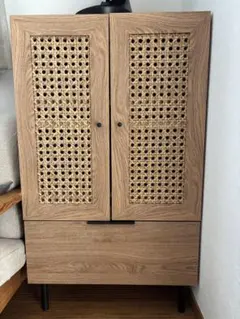 LOWYAラタン調ハイキャビネット