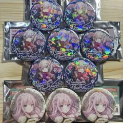 ボカロ　ボーカロイド　巡音ルカ　ホロ　グリッター　缶バッジ　等身　10点セット