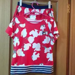 ❤FILA❤人気のセットアップ❤可愛いモテモテ✨レッドカラー✨