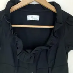 ZARA TRF ザラ・トラファ　ブラック ミニワンピース半袖Sのサムネイル